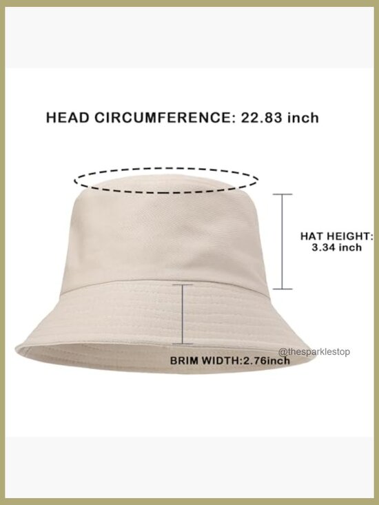 3 Pack Unisex Cotton Bucket Hat with UPF 50+ Sun Protection Packable main image 6